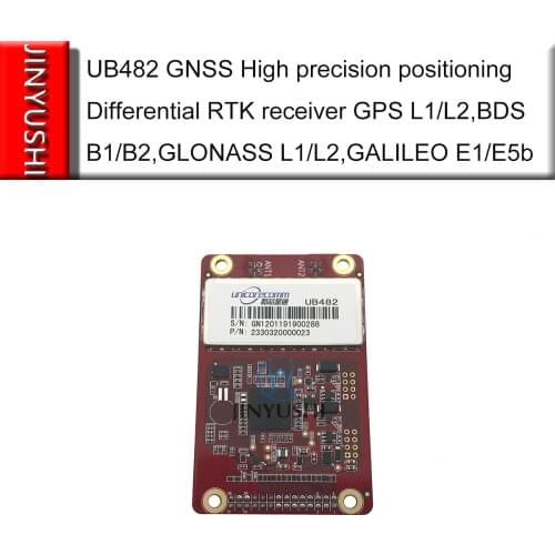 UB482 GNSS High precision positioning Differential RTK receiver GPS L1/L2,BDS B1/B2,GLONASS L1/L2,GALILEO E1/E5b