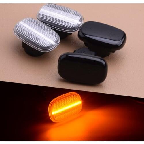 1Pair 12V DC Car LED Side Marker Indicator Turn Signal Light Lamp Fit for Toyota Corolla Hilux Yaris Lexus