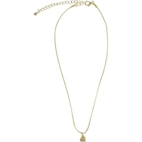 20pcs / lot fashion jewelry metal gold heart necklace