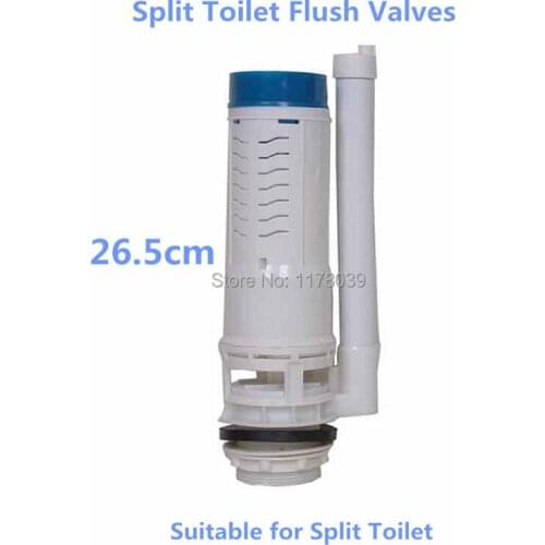 26.5cm Plastic Split Toilet drain Valves,Split Toilet Flush Valves Suitable for water tank mounting holes of 6-7cm,J17434