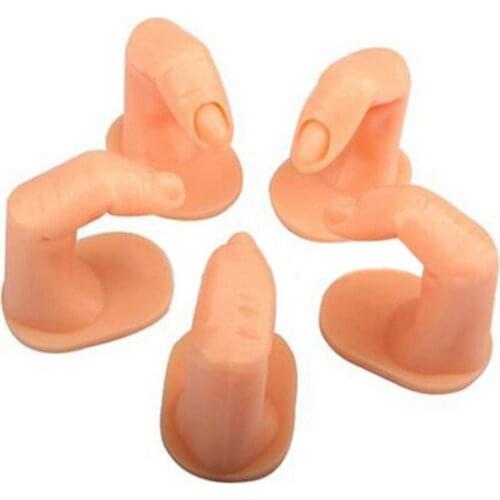5Pcs/lot Nail Tool Fake Finger Practice Model For Hand Manicure Nail Art Training
