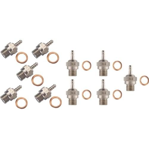 5Pcs Glow Plug Nitro Truck Hot Spark Apex SH Engine Parts Accessories Replacement OS RC Model Car HSP 70117