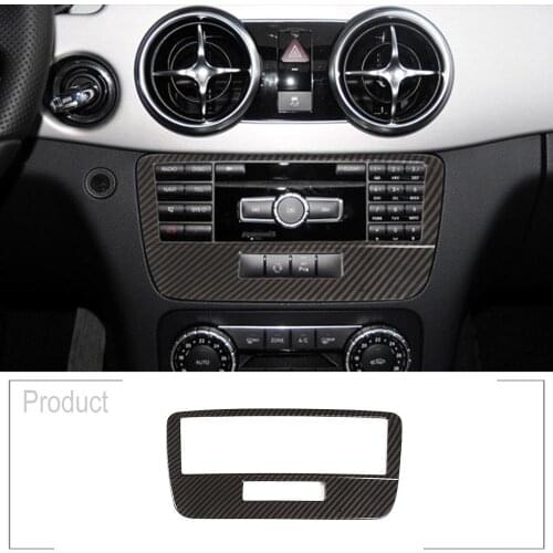 ABS Style Car Central Control Voice Mode Button Decorative Frame For Mercedes Benz GLK 200 260 300 2013-2015