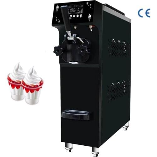 Commercial Ice Cream Makers Single Head Soft Ice Cream Machine Stainless Steel Ice Cream Machine 900W