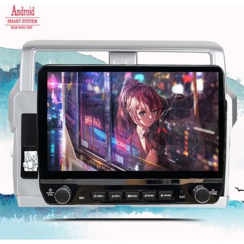 2DIN Android 10.0 Car Radio For Toyota LAND CRUISER PRADO 150 2013-2017 Multimedia 2 Din Video Player Navigation GPS DVD System