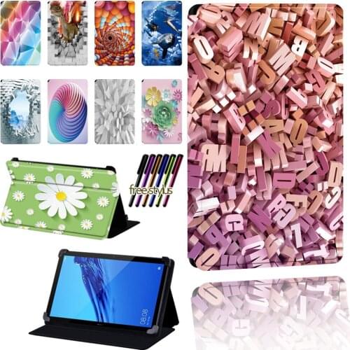 Tablet Case for Huawei MediaPad T3 10 9.6"/T5 10/T1 7.0"/T1 8.0"/T1 10/T2 10 PRO/T3 7.0/T3 8.0 Adjustable Protective Cover