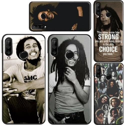 Bob Marley Quotes Rasta Reggae Case For Huawei Honor 10 Lite 8A 8X 9X P20 P30 P40 Pro Mate 20 Lite P Smart 2021 Z Nova 5T