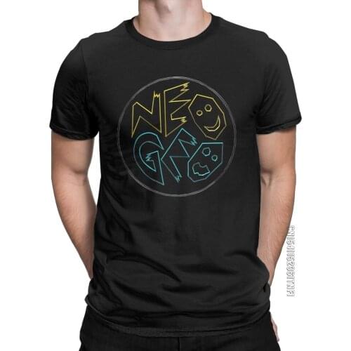 Neo Geo Wire T-Shirt For Men Game Funny 100% Cotton Tee Shirt Crew Neck Classic Short Sleeve T Shirts Printing Clothing