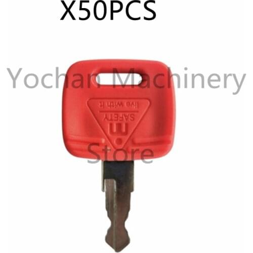 50 Pcs RE183935 Ignition Keys For John Deere Tractor Ignition Keys RE43492 RE71557