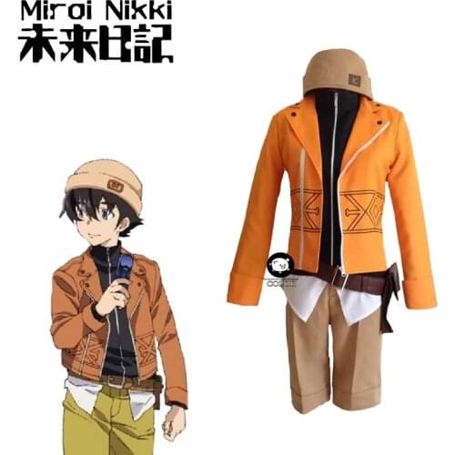 Mirai Nikki Future Diary amano Yukiteru Action Figure Uniform Suit Cosplay Anime Future Diary amano Yukiteru Halloweens Costume