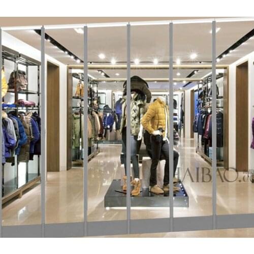 Soft door curtain magnetic self-priming partition curtain wind shield transparent air conditioning cold-proof plastic PVC