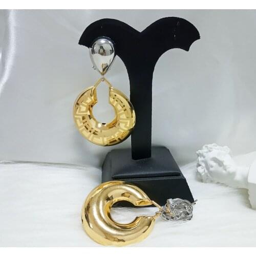 Hoop Earrings Set Big Circle Earrings Jewelry for Women Real Gold earrings
