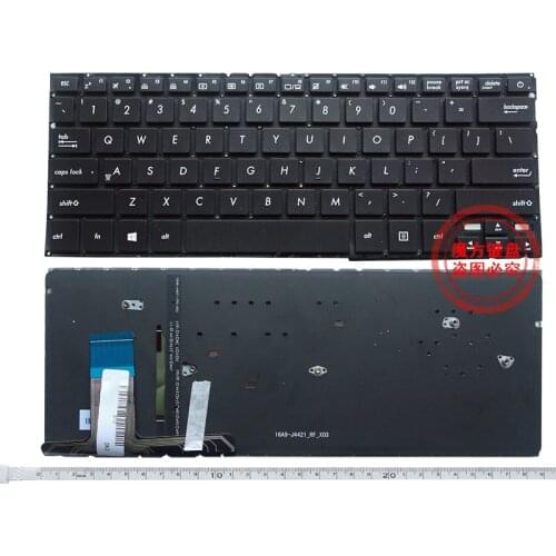 New US laptop Black keyboard for ASUS UX330 UX330UA U3000C/CA UX330C/CA UX305/LA/FA with backlit no frame