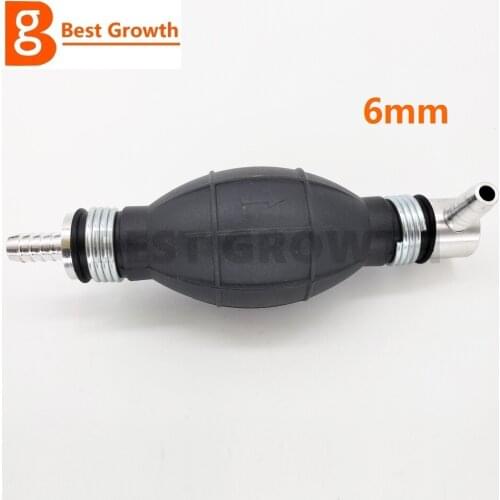 New 6MM Hand Primer Bulb Fuel Pump Diesel Oil Transfer Petrol For Car Boat Marine Outboard