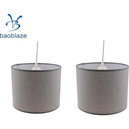 Pair Fabric Chandelier Shade Lamp Shade Cover Ceiling Lampshade Home Lighting