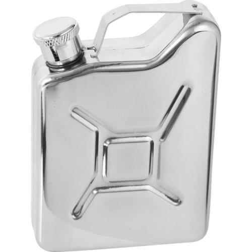 Portable Outdoor Camping Hiking 5oz Flagon Bottle Travel Tour Liquor Drinkware 304 Stainless Steel Barrel Shaped Hip Flasks