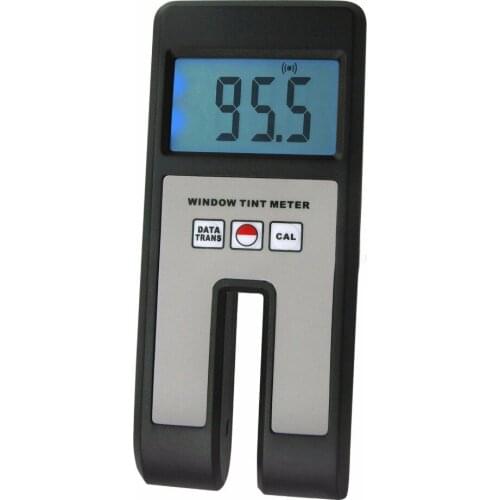 Handheld Digital Window Tint Visual Light Transmission Glass Film Meter 0~100% Light Transmission Range Plexiglass Plastic