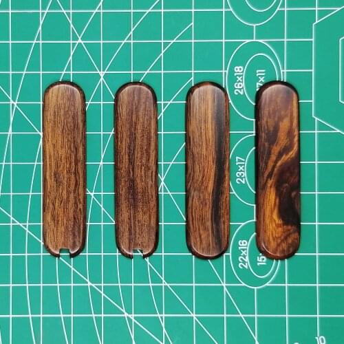 Hand Made Desert Iron Wood Scales for 58mm Victorinox Swiss Army Knife
