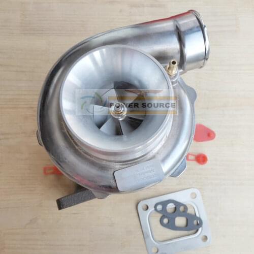 Turbo Water cooled and Oil cooled T76 Turbine: A/R 0.68 Comp: A/R 0.80 800-900HP T4 Turbo charger T4 flange V-Band Turbocharger