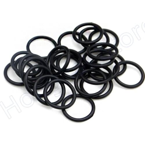 2pcs CS 3mm*OD 10-80mm Nitrile Rubber O-Ring Black NBR Seal Washer ID 4-74mm Heat Resistance 100