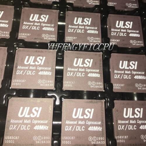 US83C87 Antique cpu collection testimony of history antique computer accessories