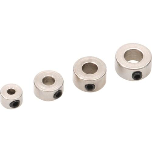 10PCS Inner Dia. 2.1/3.1/4.1/5.1mm Wheel Gear Lock Metal Axle Stopper Shaft Positioning Sleeve with M3 Fixed Screw for DIY Model