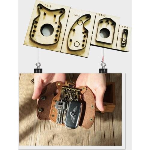 Japan Steel Blade Rule Die Cut Steel Punch Key Case Cutting Mold Wood Dies for Leather Cutter for Leather Crafts
