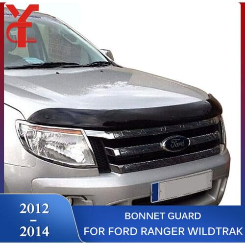 Bonnet Guard For Ford Ranger T6 Wildtrak 2012 2013 2014 2015 car accessories Hoop Scoop YCSUNZ