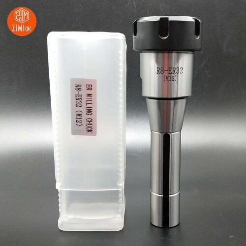 1pcs R8-ER32 M12 alloy steel ER32UM NUT CLAMPING CNC lathe handle R8 spindle bracket