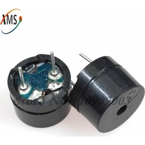 10pcs Universal passive buzzer 12805 AC / 2KHz 3V 5V 12V Universal electromagnetic impedance 16 ohms