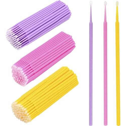 300 pieces of disposable eyelash applicator mini brushes, eyelash sticks, nail sticks, cosmetic eyelashes and extension eyelashe