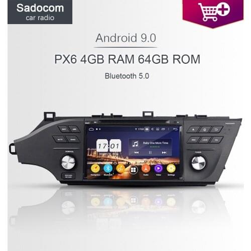 720P 8" PX6 2 din Android 10.0 4GB +64GB 8 core Car DVD Player car radio 5.0 For Toyota Avalon 2015 2016 multimedia auto RADIO