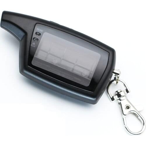 Russia Pandora DXL3000 Case Keychain for Pandora DXL3210 DXL3700 Two way car alarm system LCD remote control Key Fob Chain