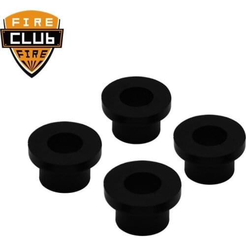Black Motorcycle Handlebar Bushing Mount 4pcs For Harley