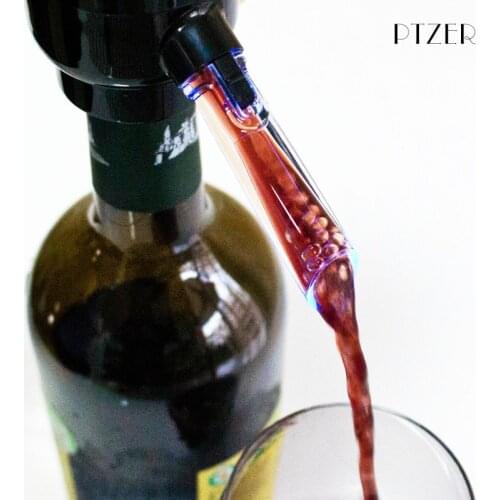 PTZER Electric Wine Aerator Quick Decanter Fast Automatic Decanting Wine Dispenser Kitchen Accessory Dining gadget