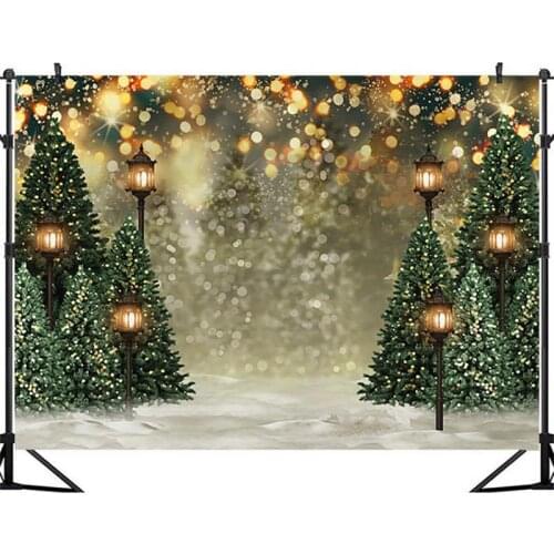 Photography Background Christmas Snow Christmas Trees Snowfield Backdrop Winter Forest Birthday Artistic Portrait Photo Shoot