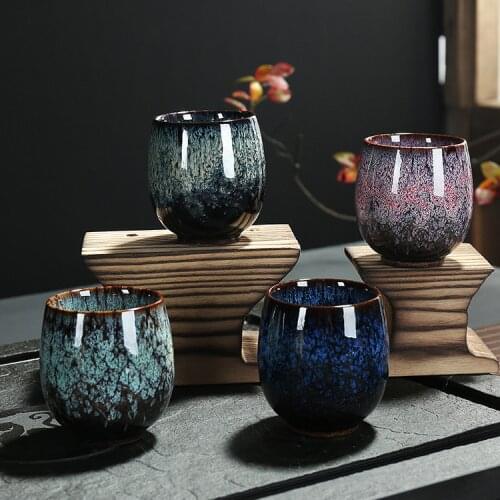 Chinese Ceramic Tea Cup Kung Fu Tea Cup Porcelain Tea Set Warm Hand Cup Gift 1 Pack WJ10219