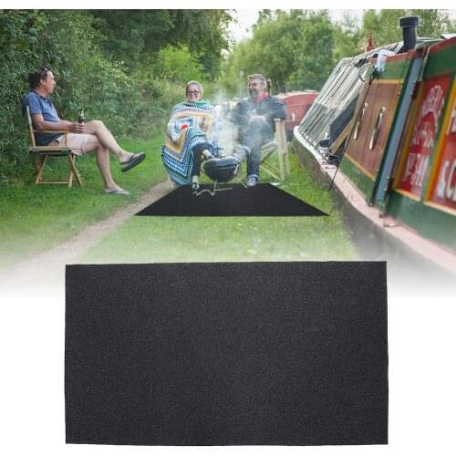 BBQ Grill Mat Barbecue Outdoor Baking Fireproof Heat Resistant BBQ Grill Splatter Mat Backyard Floor Rug For Home Grill Mat Tool