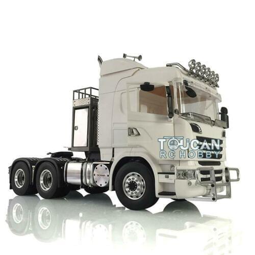 1/14 LESU 6*6 Metal Chassis Chimney Bumper Rack Hercul Sca Tractor Truck THZH1006-SMT3