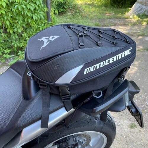 Genuine Motocentric Waterproof Motorcycle Tail Bag Multi-Functional Durable Rear Motocross Seat Bag High Capacity Rider Backpack