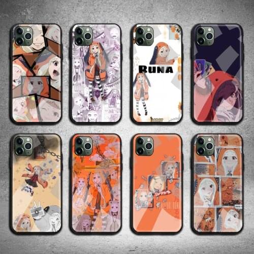 Cartoon Runa kakegurui Phone Case Tempered Glass For iPhone 12 11 Pro Max Mini XR XS MAX 8 X 7 6S 6 Plus SE 2020 cover