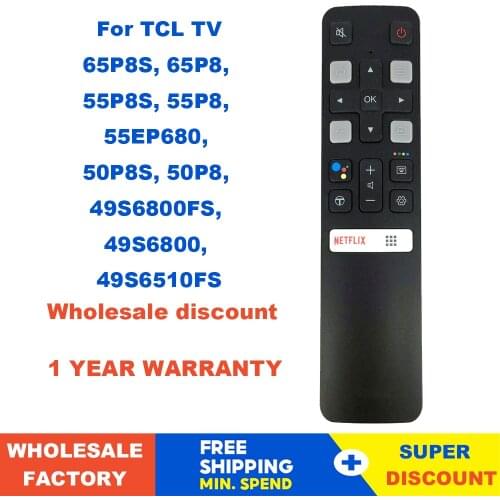 New Genuine For TCL LCD TV Remote Control RC802V FMR1 50/65EP640 65p815 55P715 50P615 55C815 65P8S 55P8S 55EP680 50P8S 49S6800F