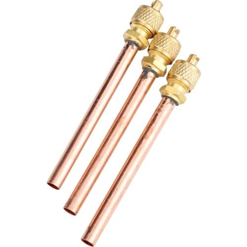 115mm Refrigerator Check Valve Fluorine nozzle Add liquid Nozzle Needle Valve Fluorine Plus Liquid Quick Connector Check Valve