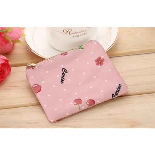 Polyester ladies coin purse key chain snack bag USB cable earphone bag mini cute oval zipper student coin purse travel storage