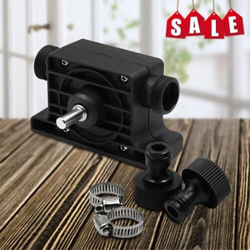 Portable Electric Drill Pump Diesel Oil Fluid Water Pump Mini Hand Self-priming Liquid Transfer Pumps Home Garden Outdoor Tool