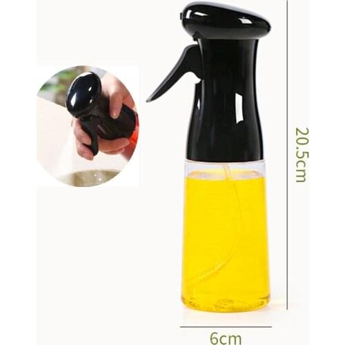 Oil Sprayer Dispenser, Vinegar Sprayer, Dressing Spray, Grilling Olive Oil Glass Bottle for Kitchen, Cooking, Salad 210ml