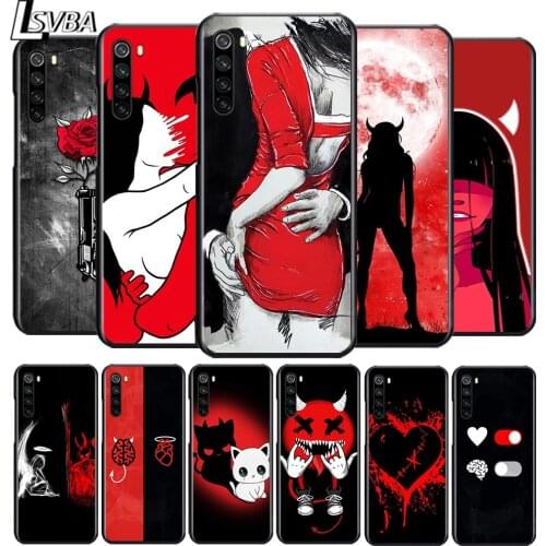 Sexy Devil Woman for OPPO Reno 2 Z 2Z 2F 3 4 4Z 4F 4SE 5 Pro 4G 5G ACE 10X ZOOM F7 A5 A9 2020 Soft Black Phone Case