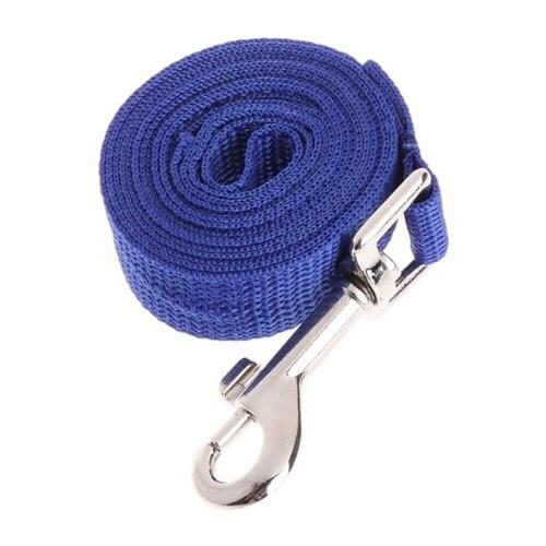 Pet Dog Lead Leash Long Strap Nylon Rope Obedience Training Walking 1.5/6/10/15M