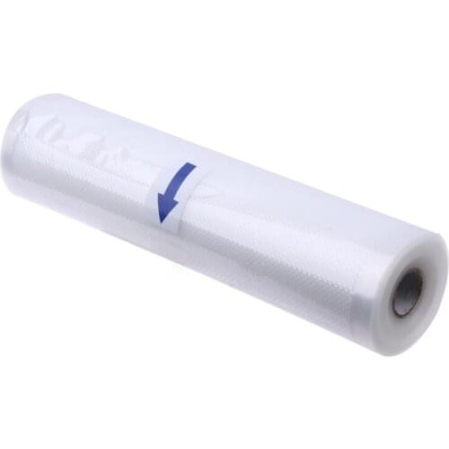 Textured Sealer Sous Vide Saver Roll Vacuum Bags Kitchen Storage Food - 15x500cm