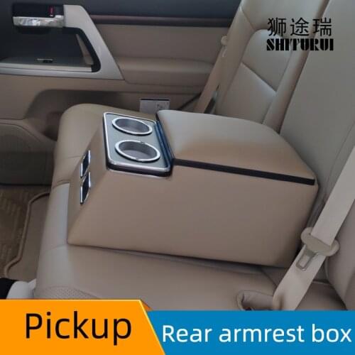 Fo.rd Raptor F-150 Ranger Dod.ge Syrah Rebels Toy.ota Tundra Pickup Truck Rear Armrest Box Rechargeable USB